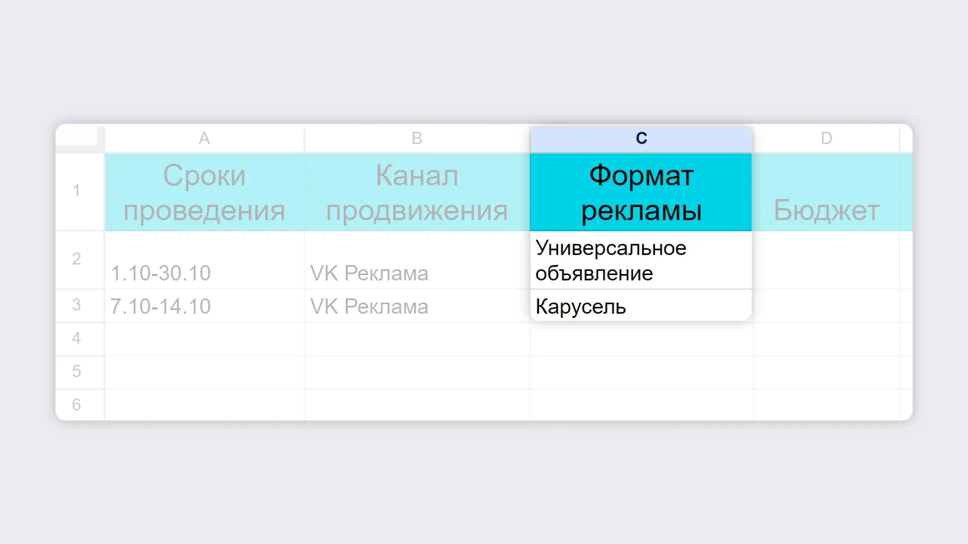 форматы рекламы