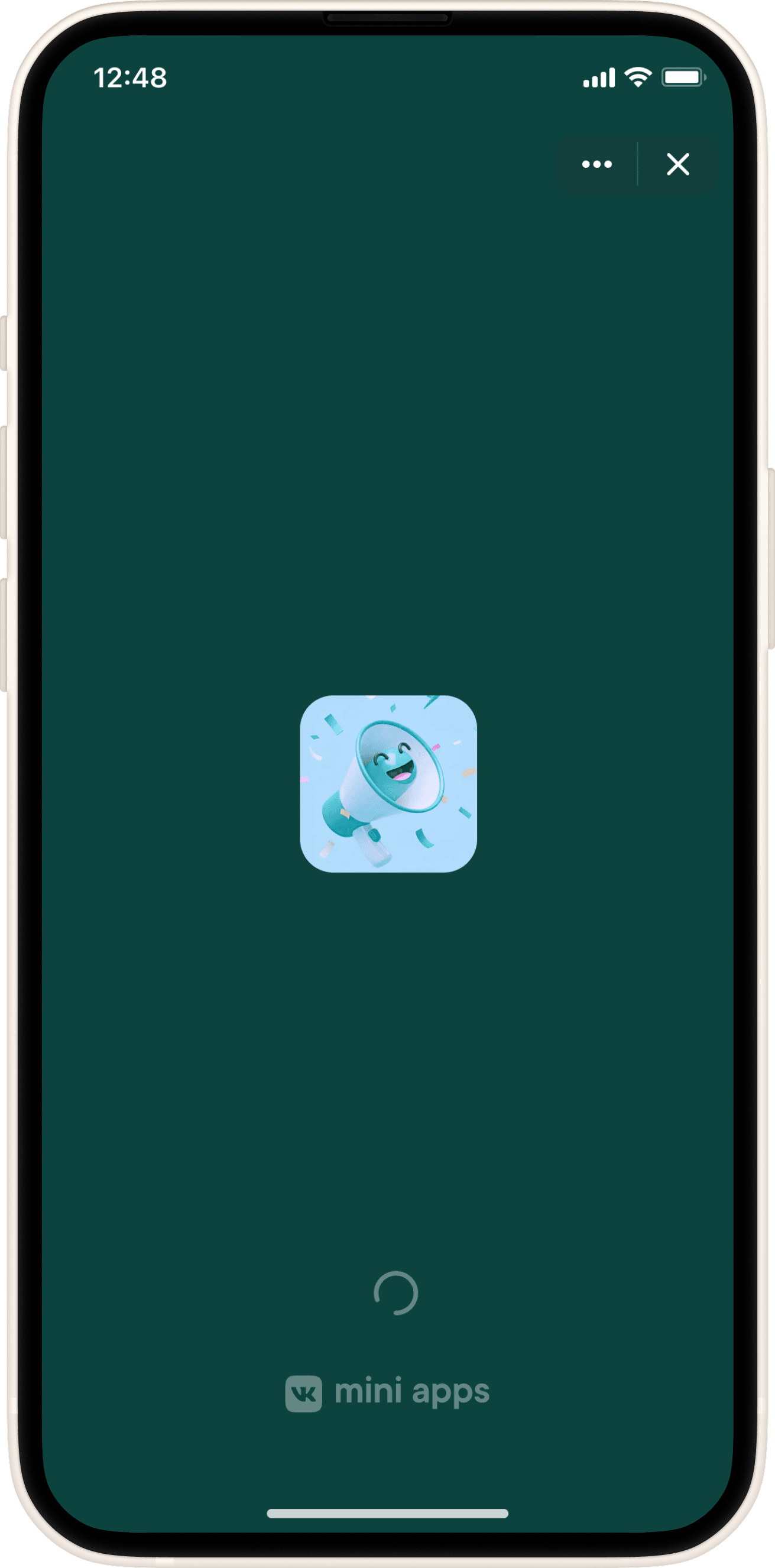 Откройте мини-приложение