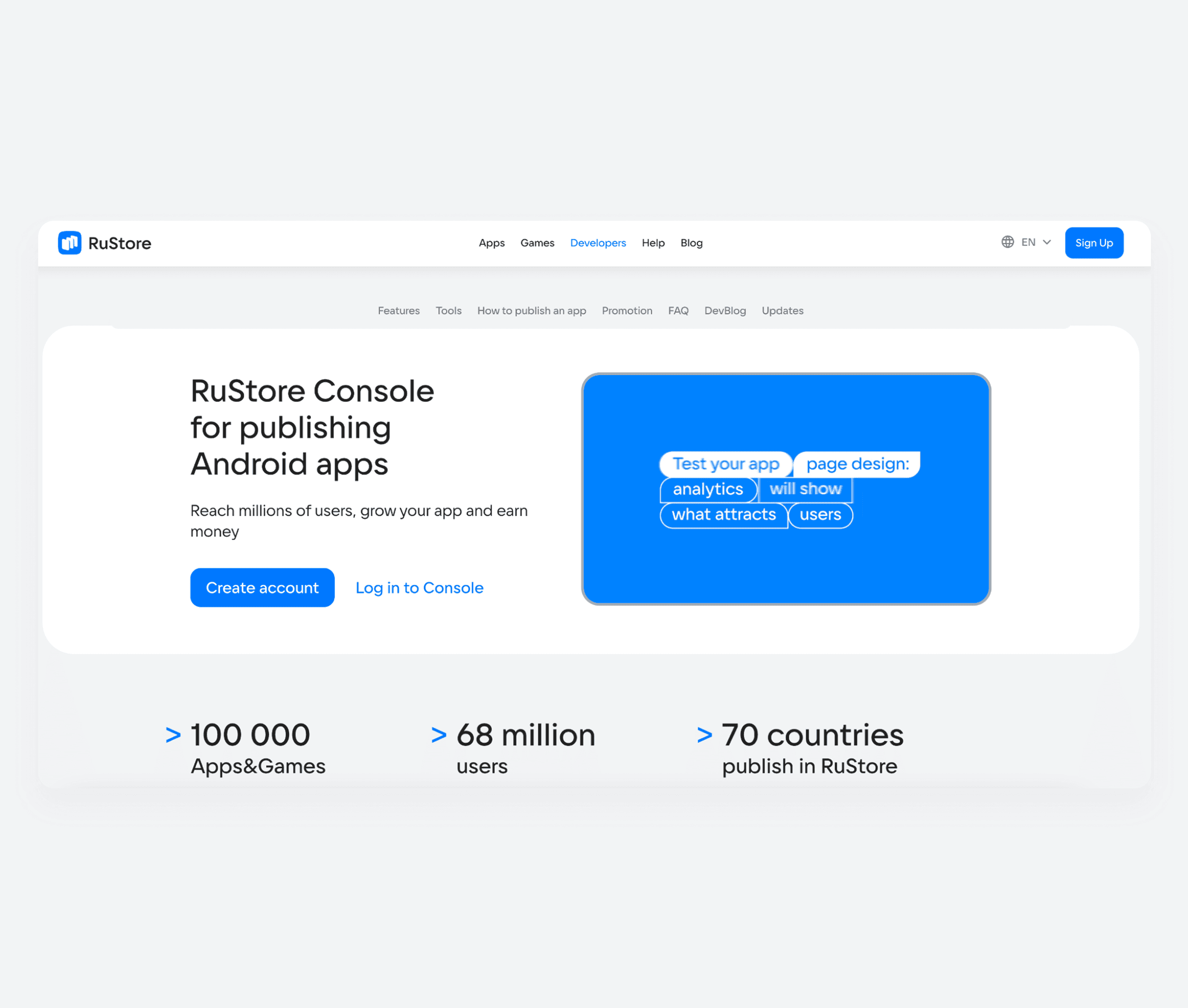 On RuStore, you can upload an app in two formats: APK and AAB
