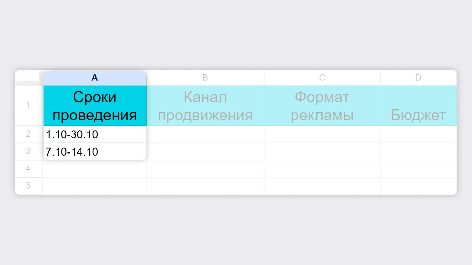 сроки медиаплана